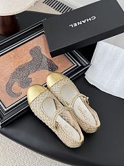 Chanel Chanel 25B Mary Jane Shoes In Gold - 5