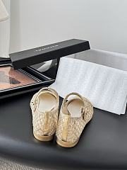Chanel Chanel 25B Mary Jane Shoes In Gold - 4