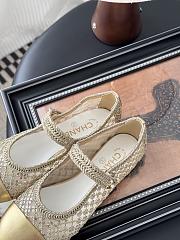 Chanel Chanel 25B Mary Jane Shoes In Gold - 3