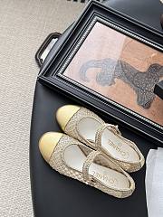 Chanel Chanel 25B Mary Jane Shoes In Gold - 2