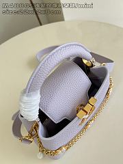 Louis Vuitton Capucines East-West Mini Misty Lilac - 6