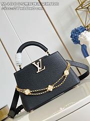 Louis Vuitton Capucines BB Daydream Taurillon In Black - 1