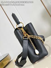 Louis Vuitton Capucines BB Daydream Taurillon In Black - 3