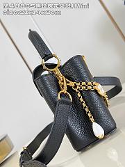 Louis Vuitton Capucines Mini Daydream Taurillon In Black - 6