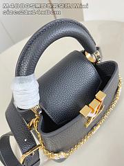 Louis Vuitton Capucines Mini Daydream Taurillon In Black - 5