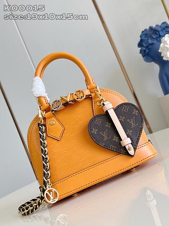 Louis Vuitton LV&I Alma Mini Epi Saffron