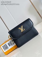 Louis Vuitton Tiny Recto Verso Card Holder LV Bloom Black - 1