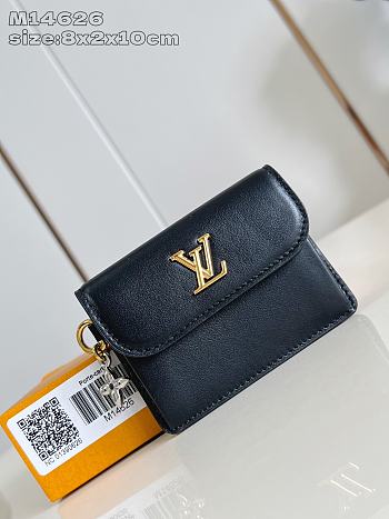 Louis Vuitton Tiny Recto Verso Card Holder LV Bloom Black