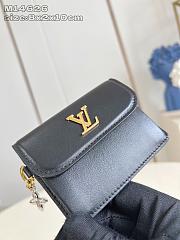 Louis Vuitton Tiny Recto Verso Card Holder LV Bloom Black - 5