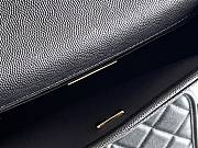Chanel 25B Four-Leaf Clover Charm Backpack In Black - 5