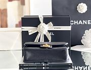Chanel 25B Four-Leaf Clover Charm Backpack In Black - 4