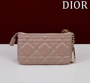 Dior Lambskin zipper coin wallet 07 - 3