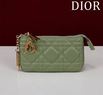 Dior Lambskin zipper coin wallet 06