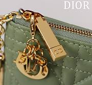 Dior Lambskin zipper coin wallet 06 - 4