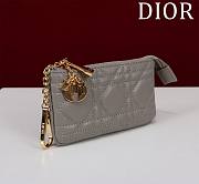 Dior Lambskin zipper coin wallet 05 - 6
