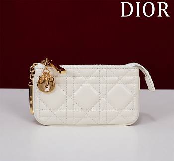 Dior Lambskin zipper coin wallet 03