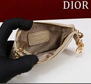 Dior Lambskin zipper coin wallet 02 - 3
