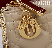 Dior Lambskin zipper coin wallet 02 - 2