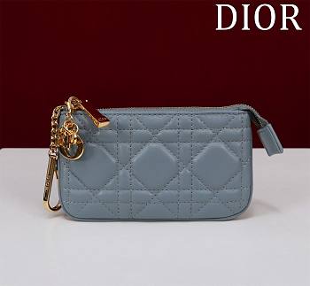 Dior Lambskin zipper coin wallet 01