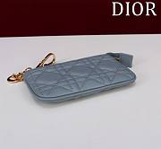 Dior Lambskin zipper coin wallet 01 - 4