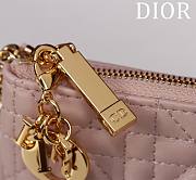 Dior Lambskin zipper coin wallet 04 - 3