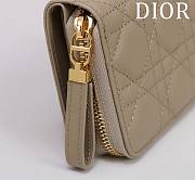 Dior zipper card golder 01 - 6
