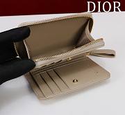 Dior zipper card golder 01 - 5