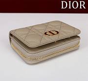 Dior zipper card golder 01 - 2