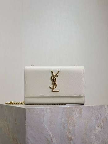 YSL KATE SMALL IN GRAIN DE POUDRE EMBOSSED LEATHER