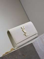 YSL KATE SMALL IN GRAIN DE POUDRE EMBOSSED LEATHER - 4