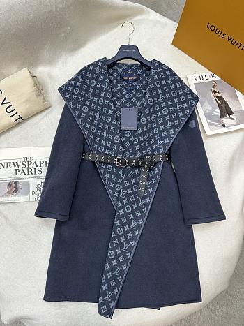 Louis Vuitton Reversible mid-length hooded floral coat 04