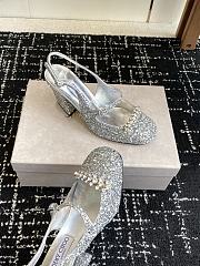 Jimmy Choo Belinda Sling Back 70 Deep Merlot Patent Leather Slingbacks 04 - 5