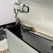 Prada Saffiano leather shoulder bag in white - 6