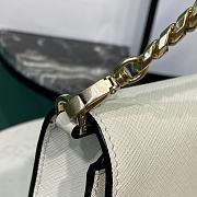 Prada Saffiano leather shoulder bag in white - 5