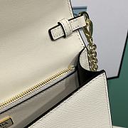 Prada Saffiano leather shoulder bag in white - 4