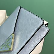 Prada Saffiano leather shoulder bag in blue - 4