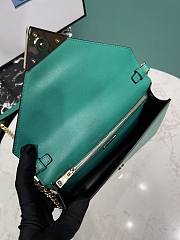 Prada Saffiano leather shoulder bag in green - 6