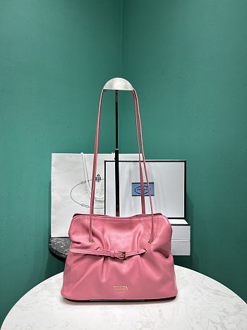Prada Dada Small Nappa Leather Bag In Pink