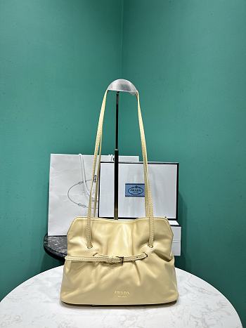 Prada Dada Small Nappa Leather Bag In Yellow