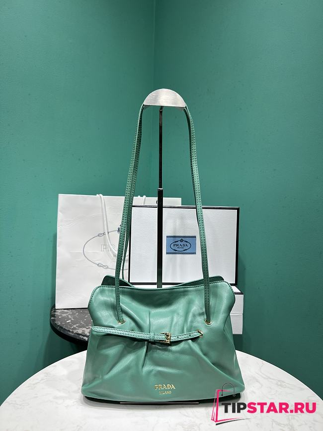 Prada Dada Small Nappa Leather Bag In Green - 1