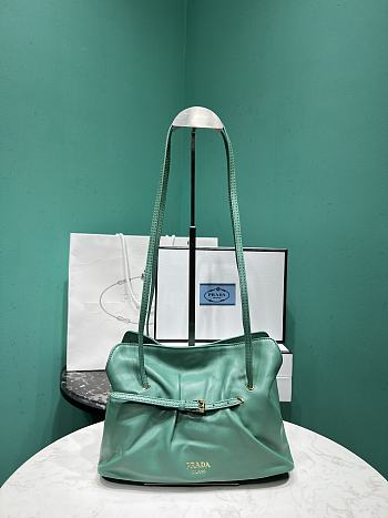 Prada Dada Small Nappa Leather Bag In Green