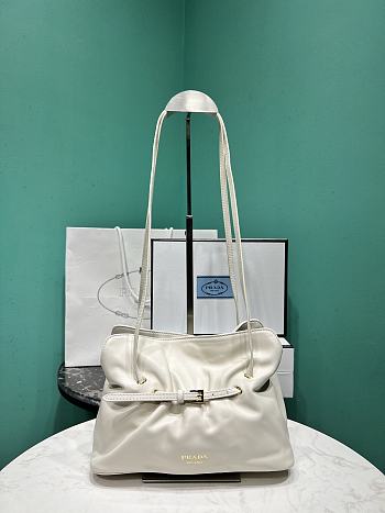 Prada Dada Small Nappa Leather Bag In White