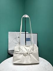 Prada Dada Small Nappa Leather Bag In White - 5