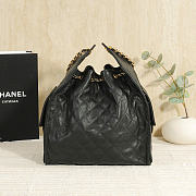 Chanel Medium 25 Hobo Bag Black Caviar In Black - 6
