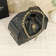 Chanel Medium 25 Hobo Bag Black Caviar In Black - 3