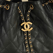 Chanel Medium 25 Hobo Bag Black Caviar In Black - 2
