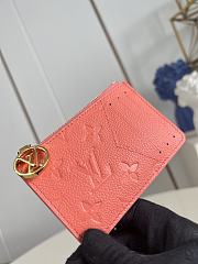 Louis Vuitton Romy Monogram Empreinte Card Holder Peach - 3