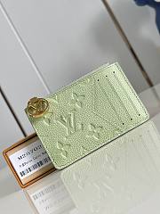Louis Vuitton Romy Monogram Empreinte Card Holder Green - 1