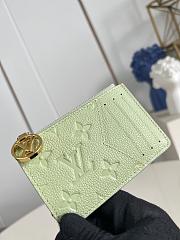 Louis Vuitton Romy Monogram Empreinte Card Holder Green - 3