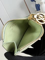 Louis Vuitton Romy Monogram Empreinte Card Holder Green - 2